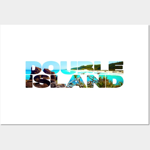 DOUBLE ISLAND - Queensland Australia Surfing Wall Art by TouristMerch